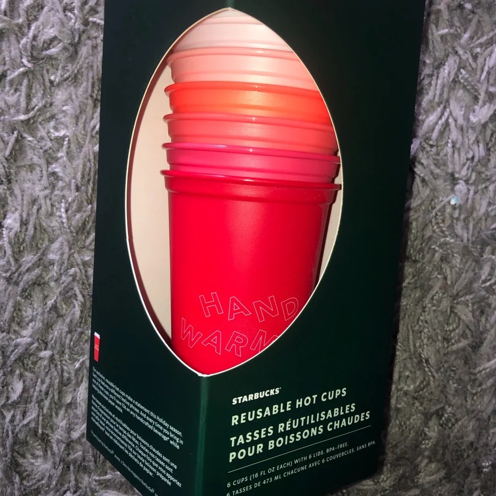 Starbucks Holiday Reusable Hot Cups, New in Box
